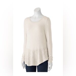 Juniors Mudd Brand Top Size Large NWT